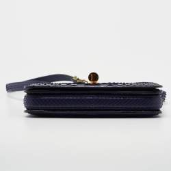 Tom Ford Blue Python Small Natalia Crossbody Bag