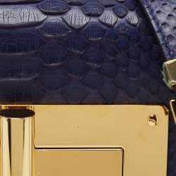 Tom Ford Blue Python Small Natalia Crossbody Bag
