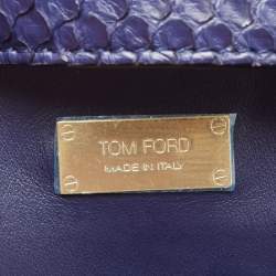 Tom Ford Blue Python Small Natalia Crossbody Bag