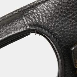 Pre Owned Tom Ford Black Leather Large Fold Over Alix Tote