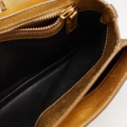 Tom Ford Gold Python Small Natalia Crossbody Bag