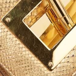 Tom Ford Gold Python Small Natalia Crossbody Bag