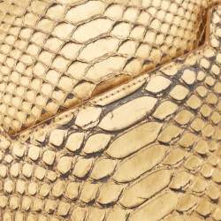 Tom Ford Gold Python Small Natalia Crossbody Bag