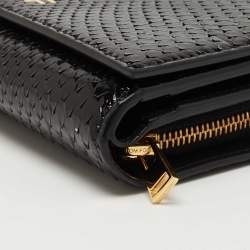 Tom Ford Black Python Flap Frence Wallet 