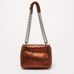 Tom Ford Metallic Python Natalia Crossbody Bag