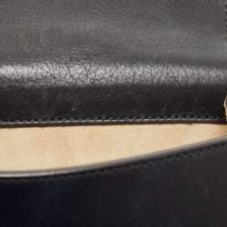 Tom Ford Black Leather T Twist Camera Bag