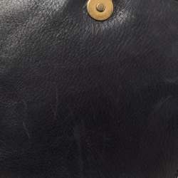 Tom Ford Black Leather T Twist Camera Bag