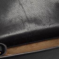 Tom Ford Black Leather T Twist Camera Bag