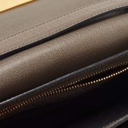 Pre Owned Tom Ford Dark Beige Leather Small Natalia Shoulder Bag