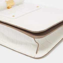 Pre Owned حقيبة كتف توم فورد ناتاليا إيست ويست جلد ثعبان ذهبي