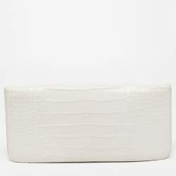 Pre Owned حقيبة كتف توم فورد ناتاليا إيست ويست جلد ثعبان ذهبي