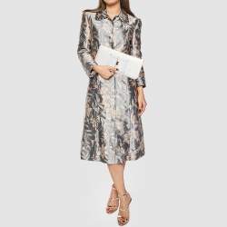 Pre Owned حقيبة كتف توم فورد ناتاليا إيست ويست جلد ثعبان ذهبي