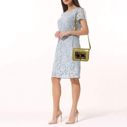 Pre Owned Tom Ford Green Alligator Small Natalia Crossbody Bag