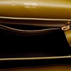 Pre Owned Tom Ford Green Alligator Small Natalia Crossbody Bag
