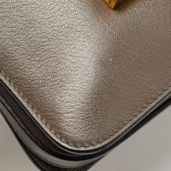 Pre Owned Tom Ford Dark Grey Leather Small Natalia Crossbody Bag