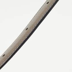 Pre Owned Tom Ford Dark Grey Leather Small Natalia Crossbody Bag