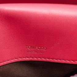 Pre Owned Tom Ford Pink Python Large Natalia Shoulder Bag