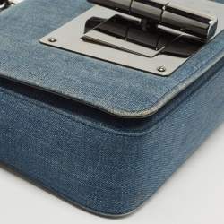 Pre Owned Tom Ford Blue Denim Medium Natalia Shoulder Bag