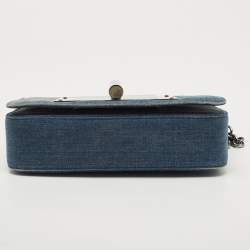 Pre Owned Tom Ford Blue Denim Medium Natalia Shoulder Bag