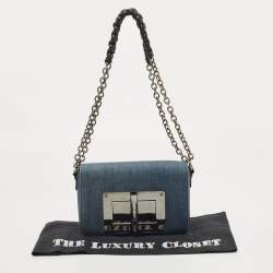 Pre Owned Tom Ford Blue Denim Medium Natalia Shoulder Bag