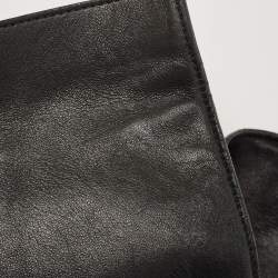 Pre Owned Tom Ford Black Leather Large Fold Over Alix Bag