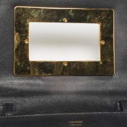 Pre Owned Tom Ford Black Leather Small Natalia Crossbody Bag