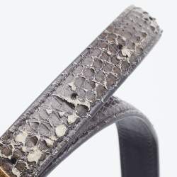 Pre Owned Tom Ford Olive Green Watersnake Leather Mini Natalia Crossbody Bag