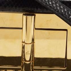 Tom Ford Black Python Mini Natalia Crossbody Bag