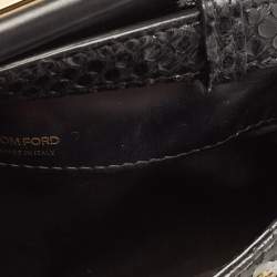 Tom Ford Black Python Mini Natalia Crossbody Bag
