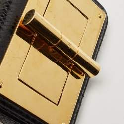 Tom Ford Black Python Mini Natalia Crossbody Bag