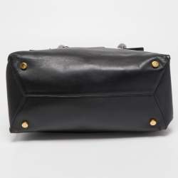 Pre Owned Tom Ford Black Leather Icon TF Tote