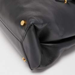 Pre Owned Tom Ford Black Leather Icon TF Tote