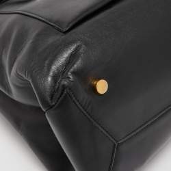 Pre Owned Tom Ford Black Leather Icon TF Tote