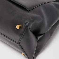 Pre Owned Tom Ford Black Leather Icon TF Tote