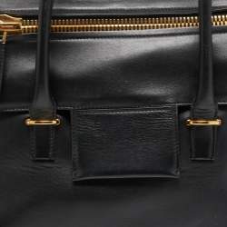 Pre Owned Tom Ford Black Leather Icon TF Tote