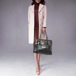 Pre Owned Tom Ford Black Leather Icon TF Tote