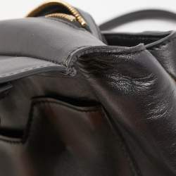 Pre Owned Tom Ford Black Leather Icon TF Tote