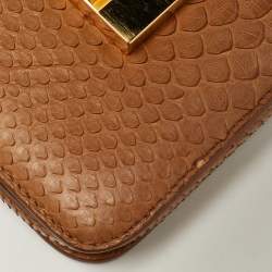 Pre Owned Tom Ford Tan Python Small Natalia Crossbody Bag