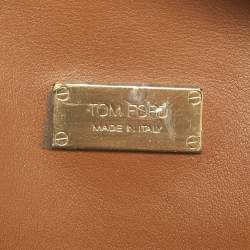 Pre Owned Tom Ford Tan Python Small Natalia Crossbody Bag