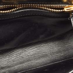 Pre Owned Tom Ford Gold Python and Leather Medium Natalia Chain Shoulder Bag