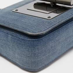 Pre Owned Tom Ford Blue Denim Medium Natalia Shoulder Bag