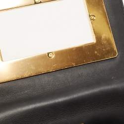 Tom Ford Grey/Gold Shimmer Python Mini Natalia Shoulder Bag