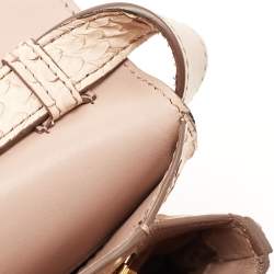 Pre Owned Tom Ford Beige Python Medium Natalia Crossbody Bag