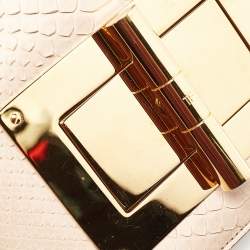 Pre Owned Tom Ford Beige Python Medium Natalia Crossbody Bag