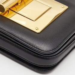 Pre Owned Tom Ford Black Leather Natalia Crossbody Bag