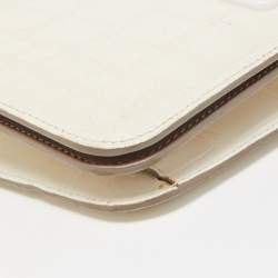 Tom Ford Off White Alligator Natalia Convertible Clutch
