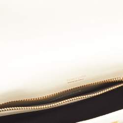 Pre Owned Tom Ford Off White Leather Medium Natalia Shoulder Bag