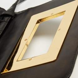 Pre Owned Tom Ford Black Alligator Natalia Crossbody Bag