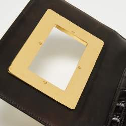 Pre Owned Tom Ford Black Alligator Natalia Crossbody Bag