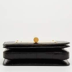 Pre Owned Tom Ford Black Alligator Natalia Crossbody Bag